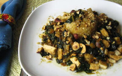 Dark Greens with Dried Apricots and Toasted Hazelnuts: Monday, November 28, 2022