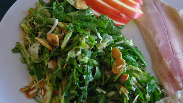 Asparagus/Arugula Salad: Tuesday, April 26, 2022