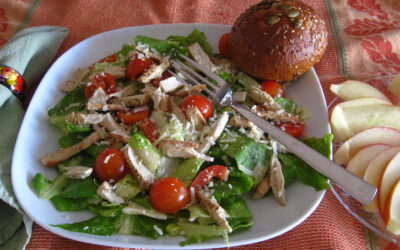 Caesar Salad with Smoked Salmon: Wednesday, January 19, 2022