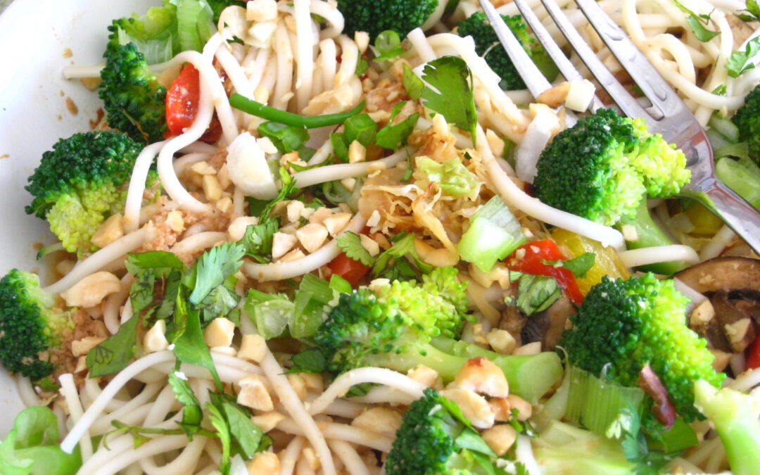 Japanese Noodle Bowl with Broccoli: Wednesday, July 28, 2021
