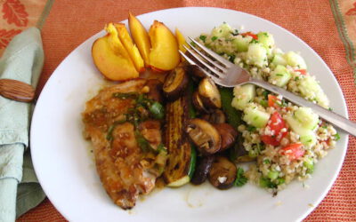 Grilled Fish with Poke Sauce and Tabbouleh Salad: Monday, July 11, 2022
